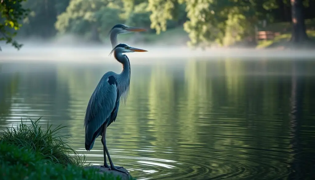 blue heron totem animal meaning